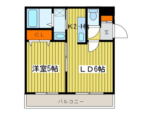 スカイパレスＮ１８の物件間取画像